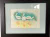 Ibis in Florida  original watercolor  framed and matted  $70