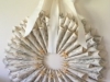 Antique sheet music wreath