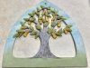 Hand built pear tree 10" tall