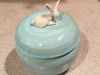 Lidded Bunny Jar